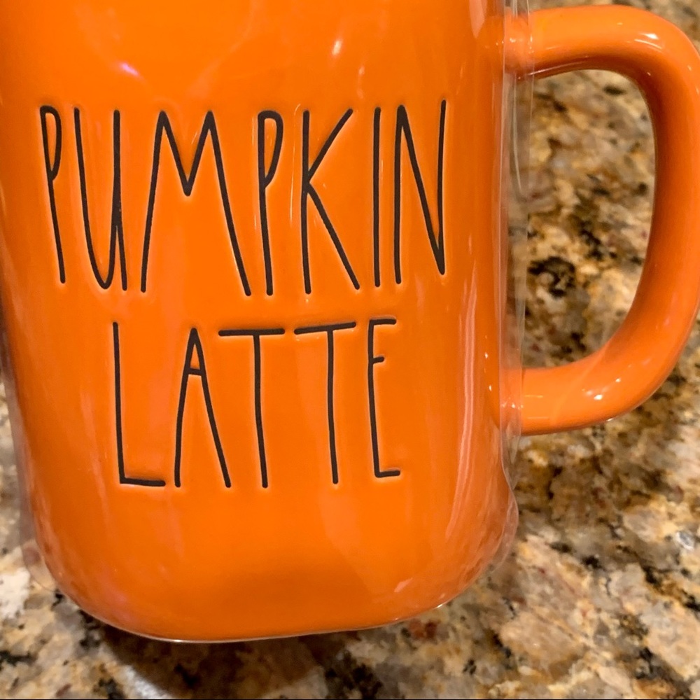 Rae Dunn PUMPKIN LATTE Topper Mug - Picture 3 of 7